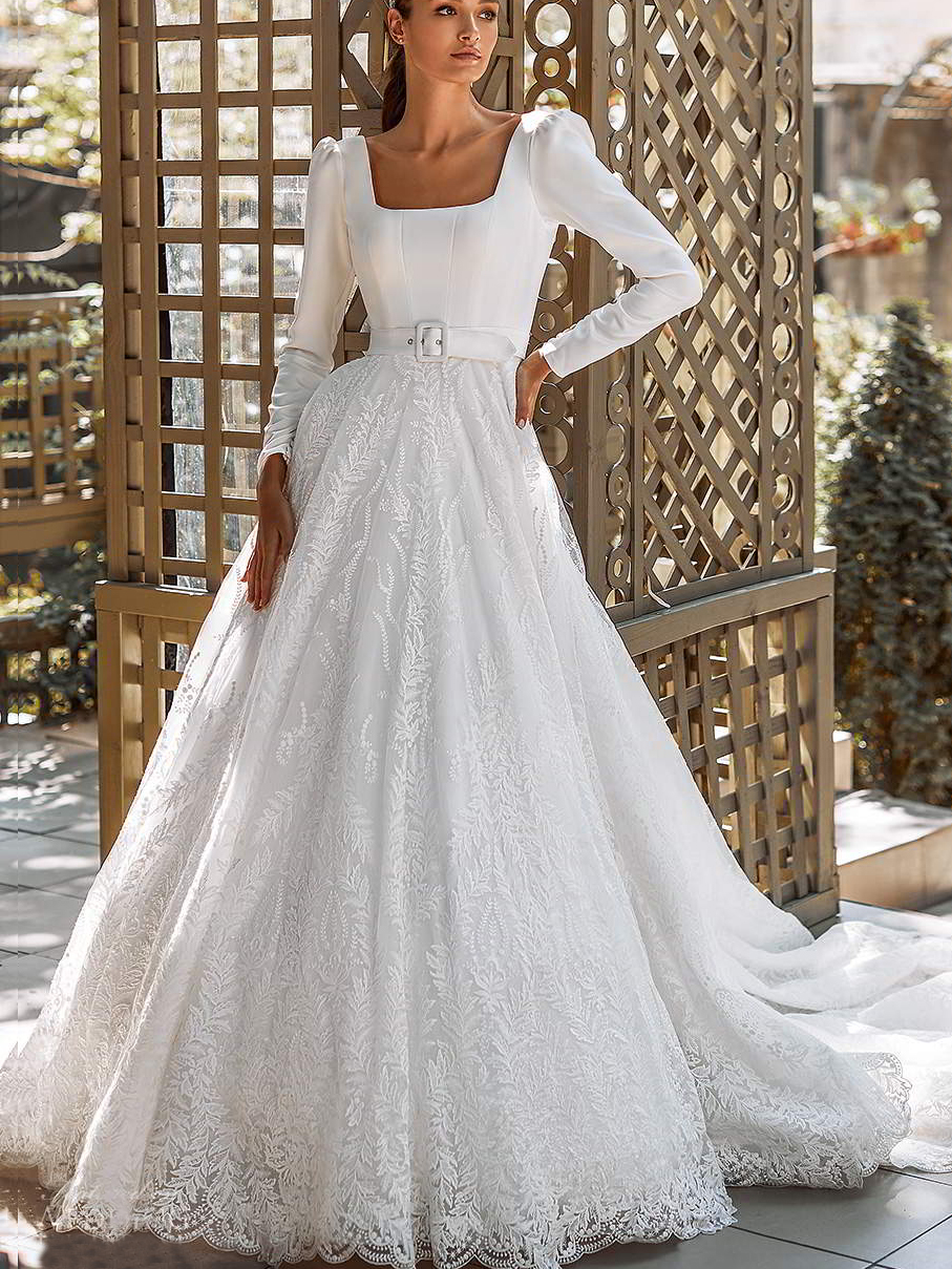 katy-corso-2021-bridal-long-puff-sleeves-square-neckline-clean-bodice-embellished-lace-skirt-a-line-ball-gown-wedding-dress-chapel-train-5 (1).jpg