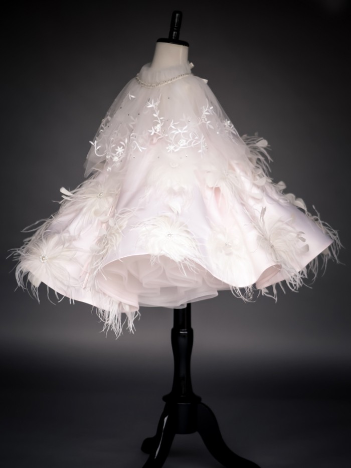 Swan Lake Inspired By AnnaTriant Couture Luxury Childern Couture Dress