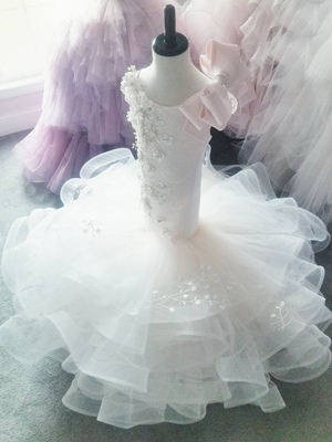 Swan Inspired By AnnaTriant Couture Luxury Childern Couture Dress