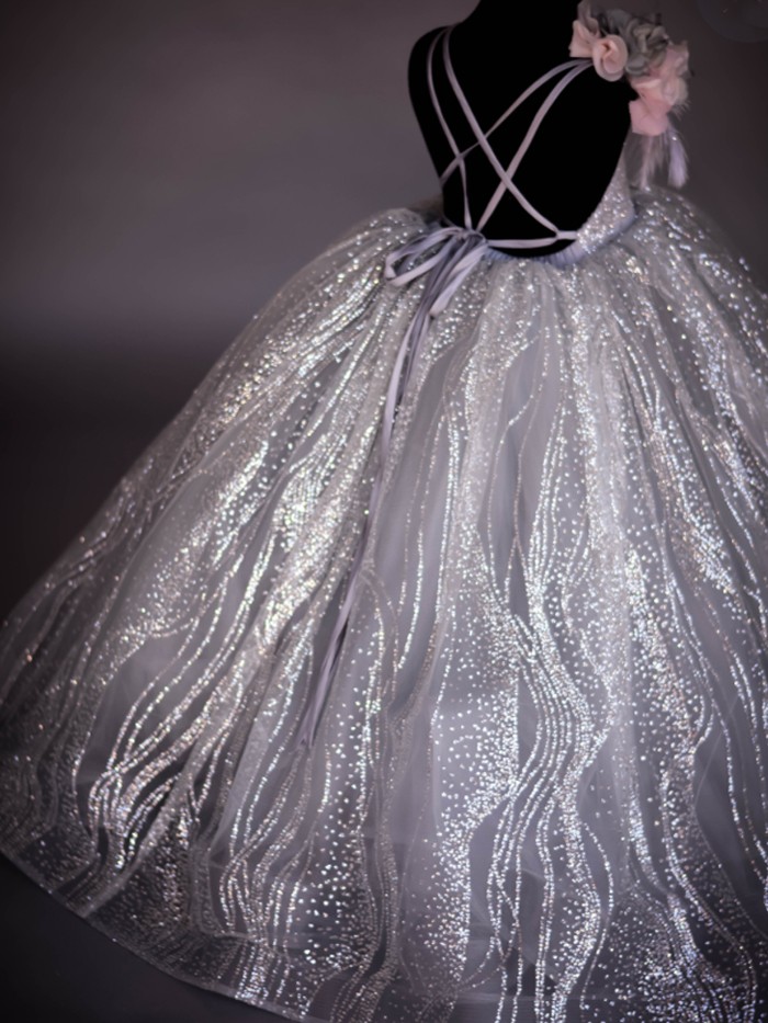 Shimmer By AnnaTriant Couture Luxury Childern Couture Dress