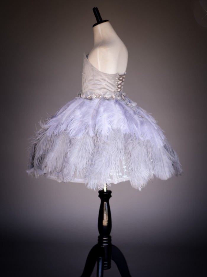 Plume Inspired By AnnaTriant Couture Luxury Childern Couture Dress