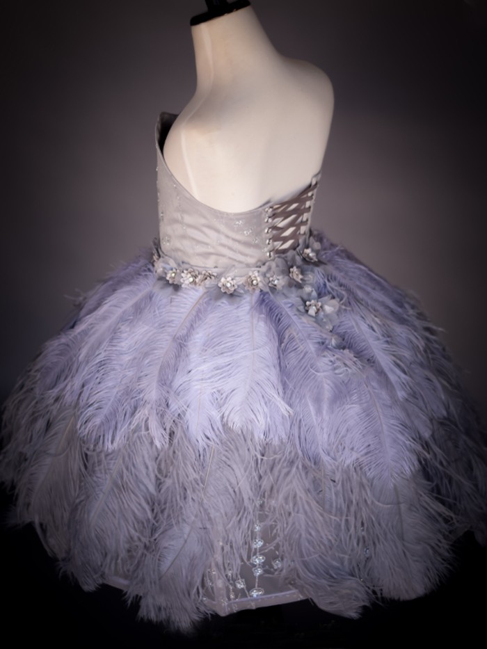 Plume Inspired By AnnaTriant Couture Luxury Childern Couture Dress