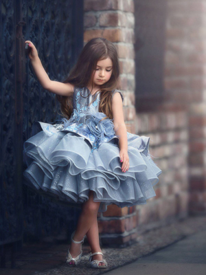 Pippa Inspired By AnnaTriant Couture Luxury Childern Couture Dress