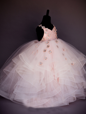 Petals Inspired By AnnaTriant Couture Luxury Childern Couture Dress