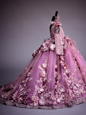 Lavish Inspired By AnnaTriant Couture Luxury Childern Couture Dress