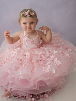 Jolie Inspired By AnnaTriant Couture Luxury Childern Couture Dress