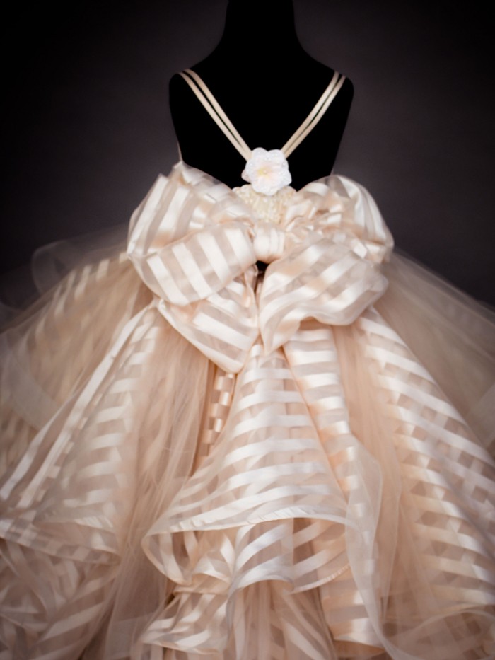 Hayley Champagne Inspired By AnnaTriant Couture Luxury Childern Couture Dress