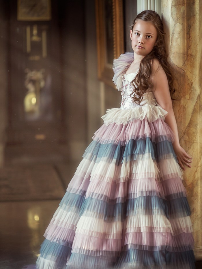 Ellie Inspired By AnnaTriant Couture Luxury Childern Couture Dress