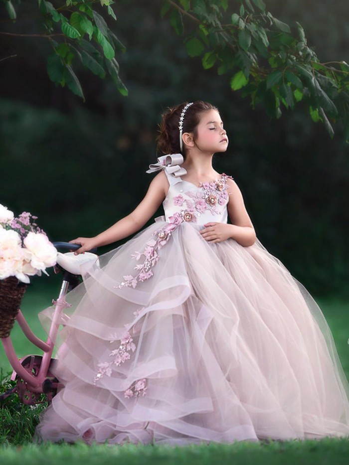 Elegance Inspired By AnnaTriant Couture Luxury Childern Couture Dress