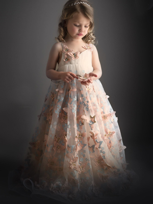 Butterfly Inspired By AnnaTriant Couture Luxury Childern Couture Dress