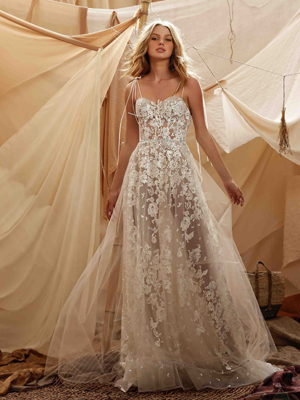 21-GABRIELA Bridal Dress Inspirated By Berta Muse2021 Desert Collection