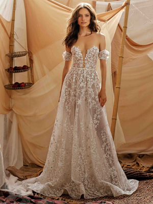 21-GABY Bridal Dress Inspirated By Berta Muse2021 Desert Collection
