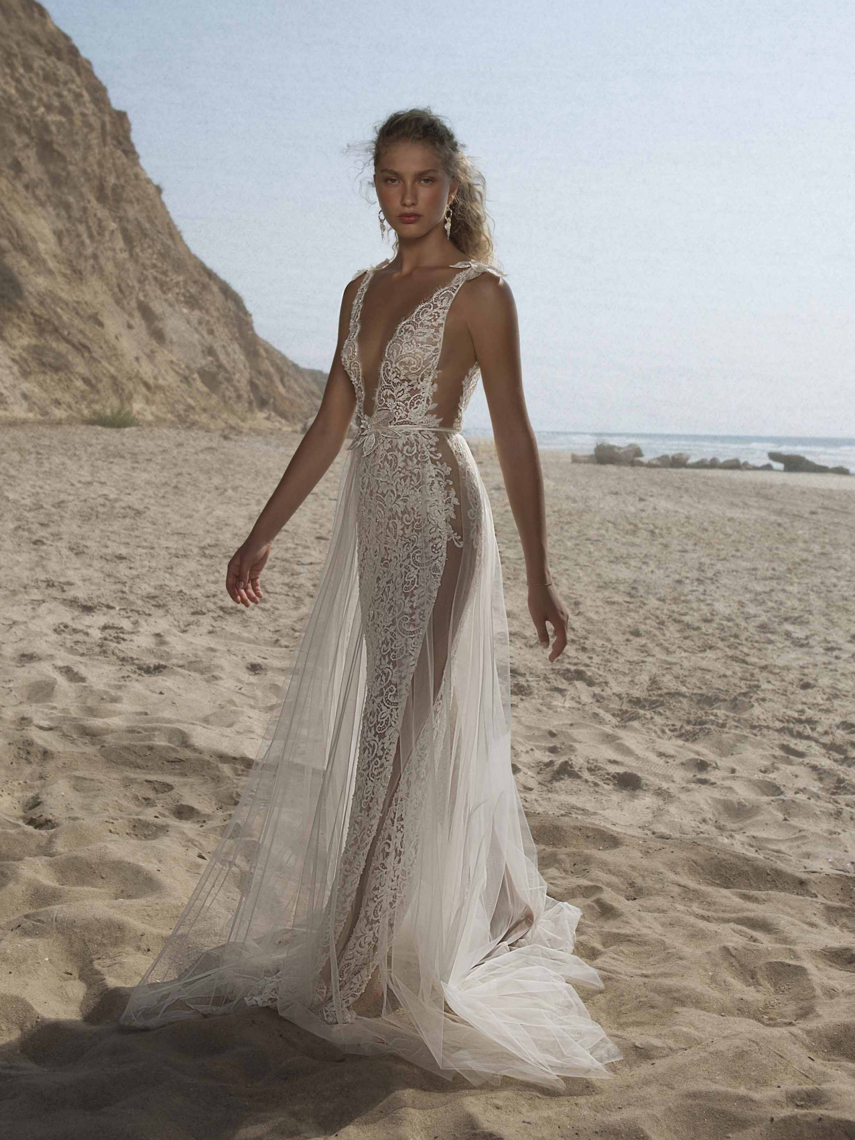 21-HEATHER Bridal Dress Inspirated By Berta Muse 2021 Vista Mare Collection