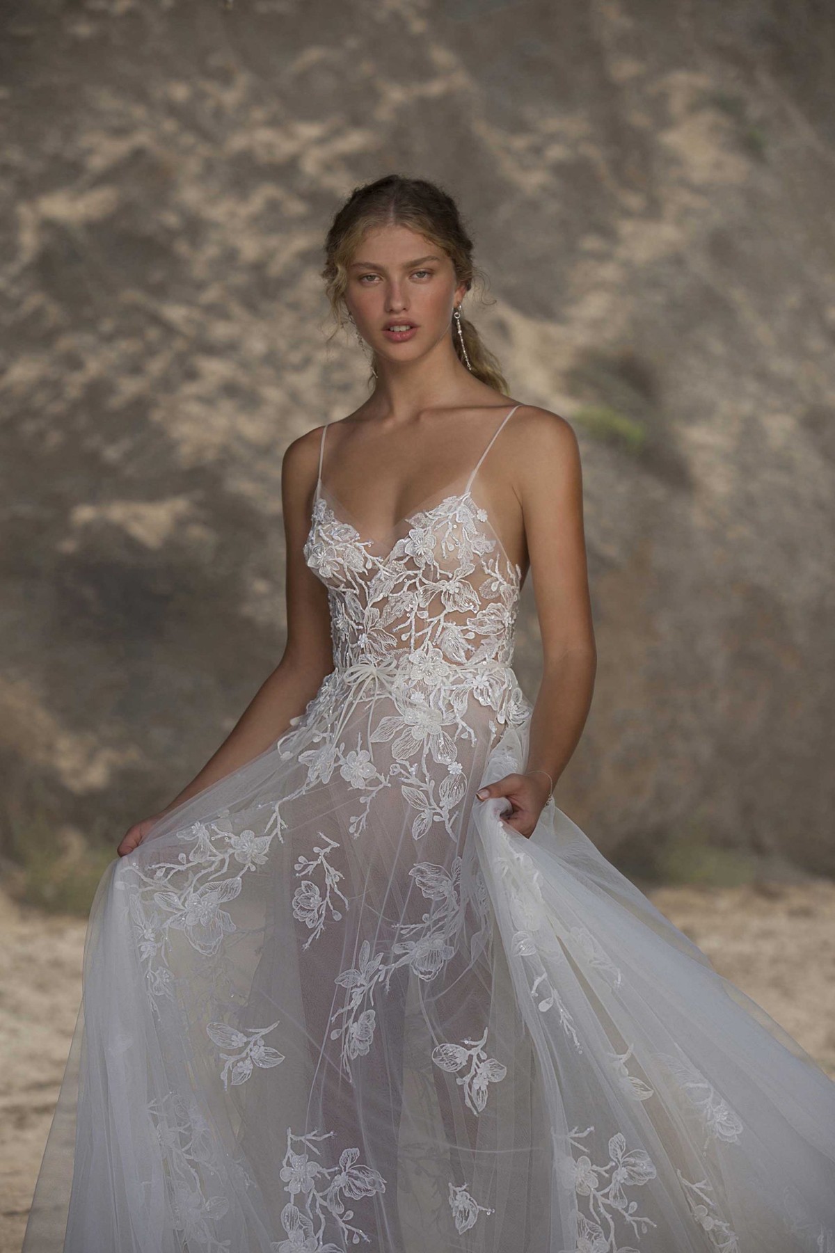 21-HELENA Bridal Dress Inspirated By Berta Muse 2021 Vista Mare Collection