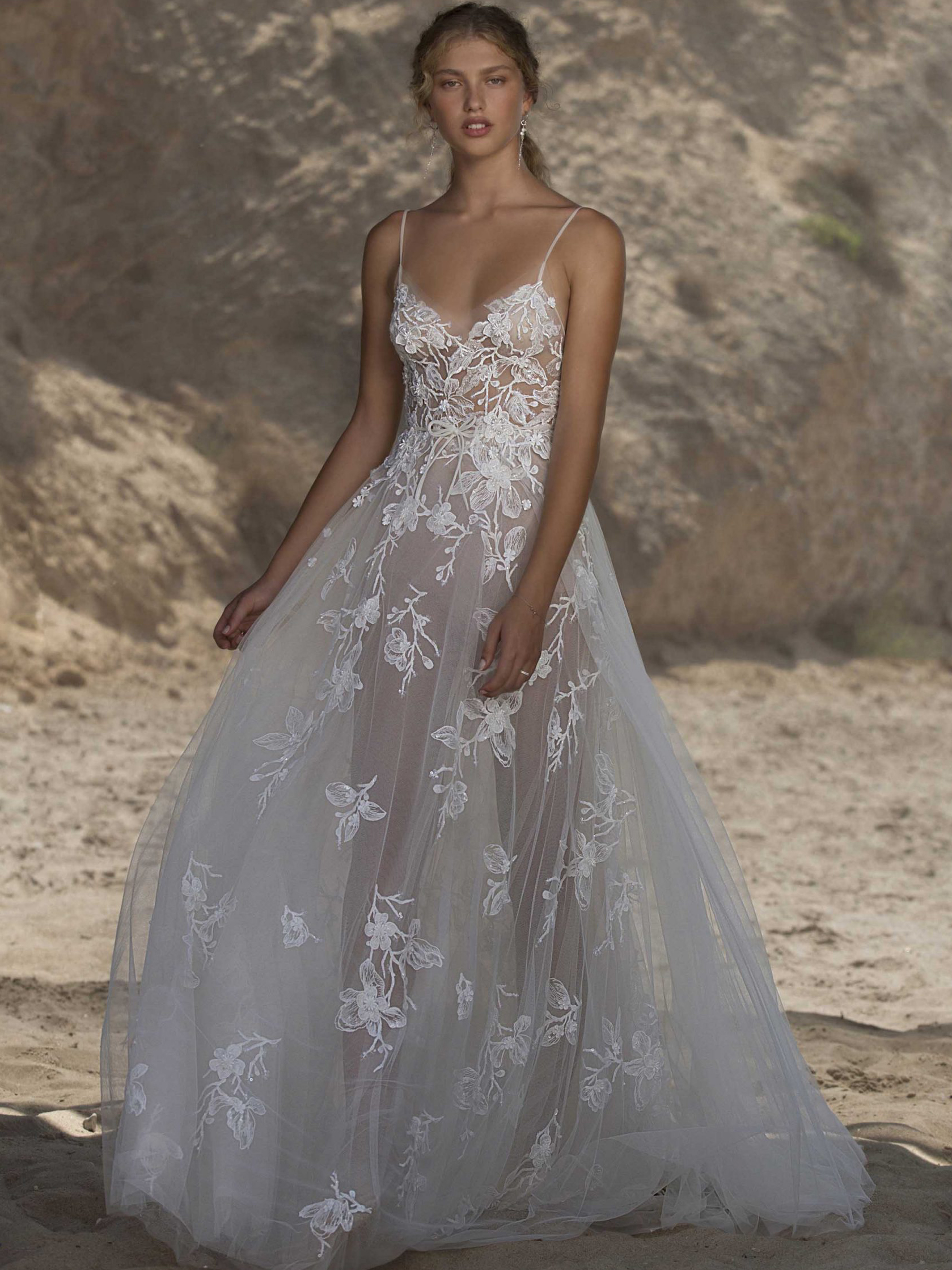 21-HELENA Bridal Dress Inspirated By Berta Muse 2021 Vista Mare Collection