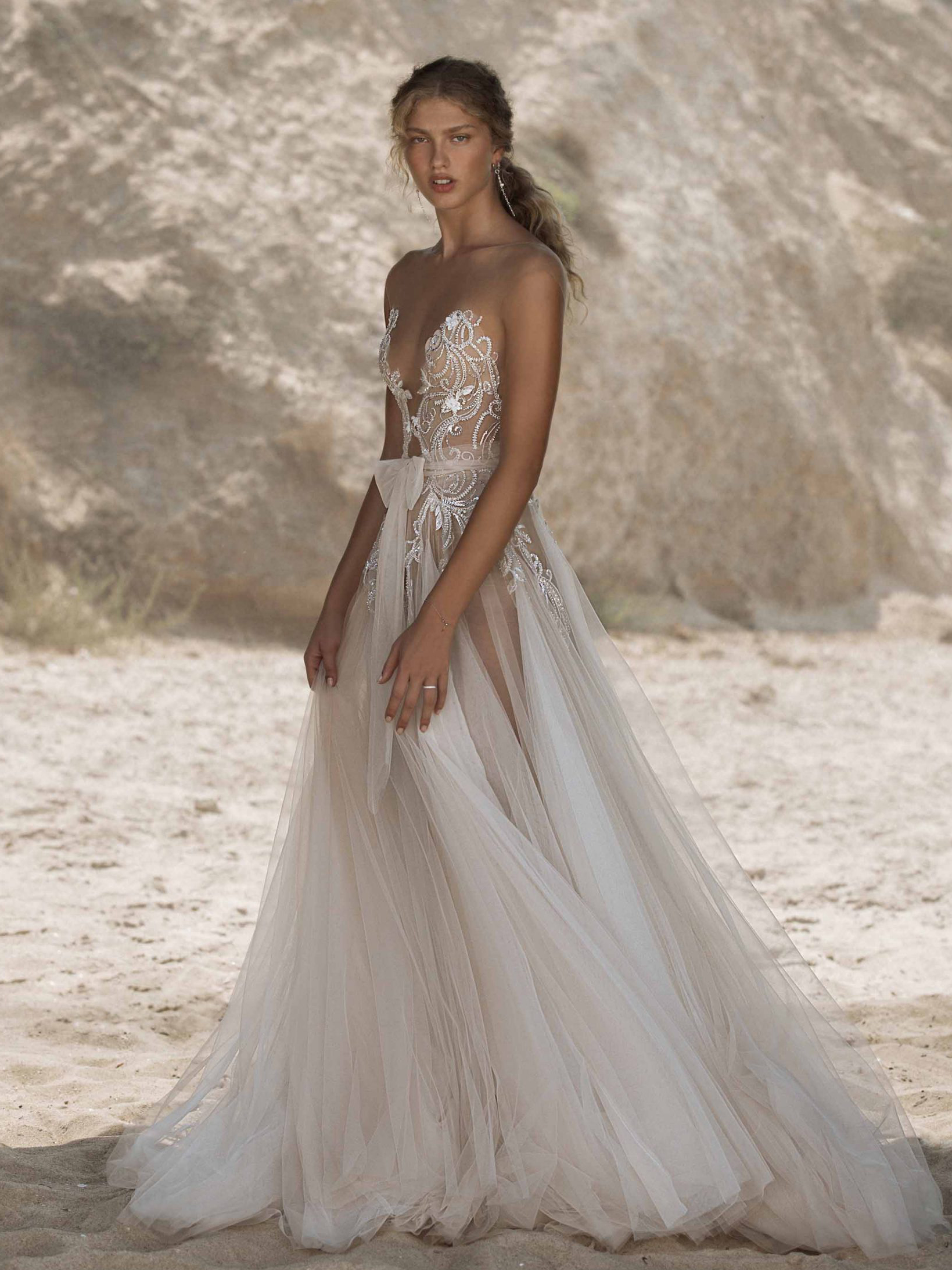 21-HAILEY Bridal Dress Inspirated By Berta Muse 2021 Vista Mare Collection