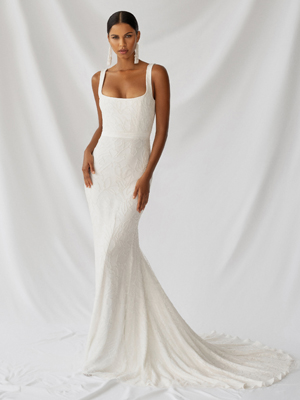 Aspen Gown Inspirated By Botanica of Alexandra Grecco 2021 Bridal Collection