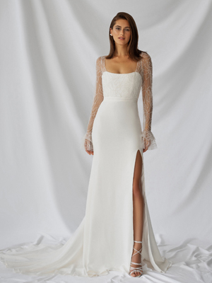 Bryn Gown Inspirated By Botanica of Alexandra Grecco 2021 Bridal Collection