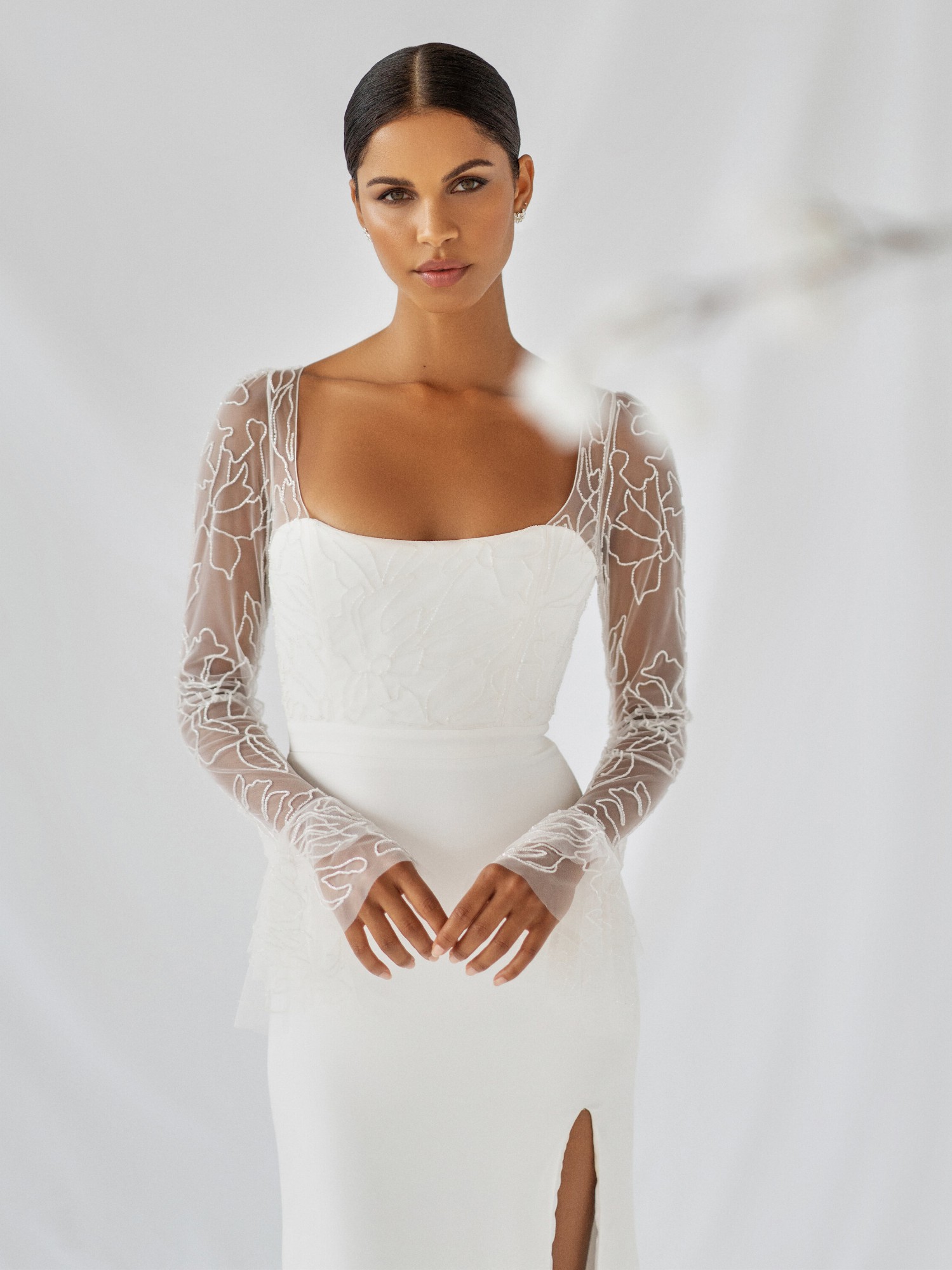 Bryn Gown Inspirated By Botanica of Alexandra Grecco 2021 Bridal Collection
