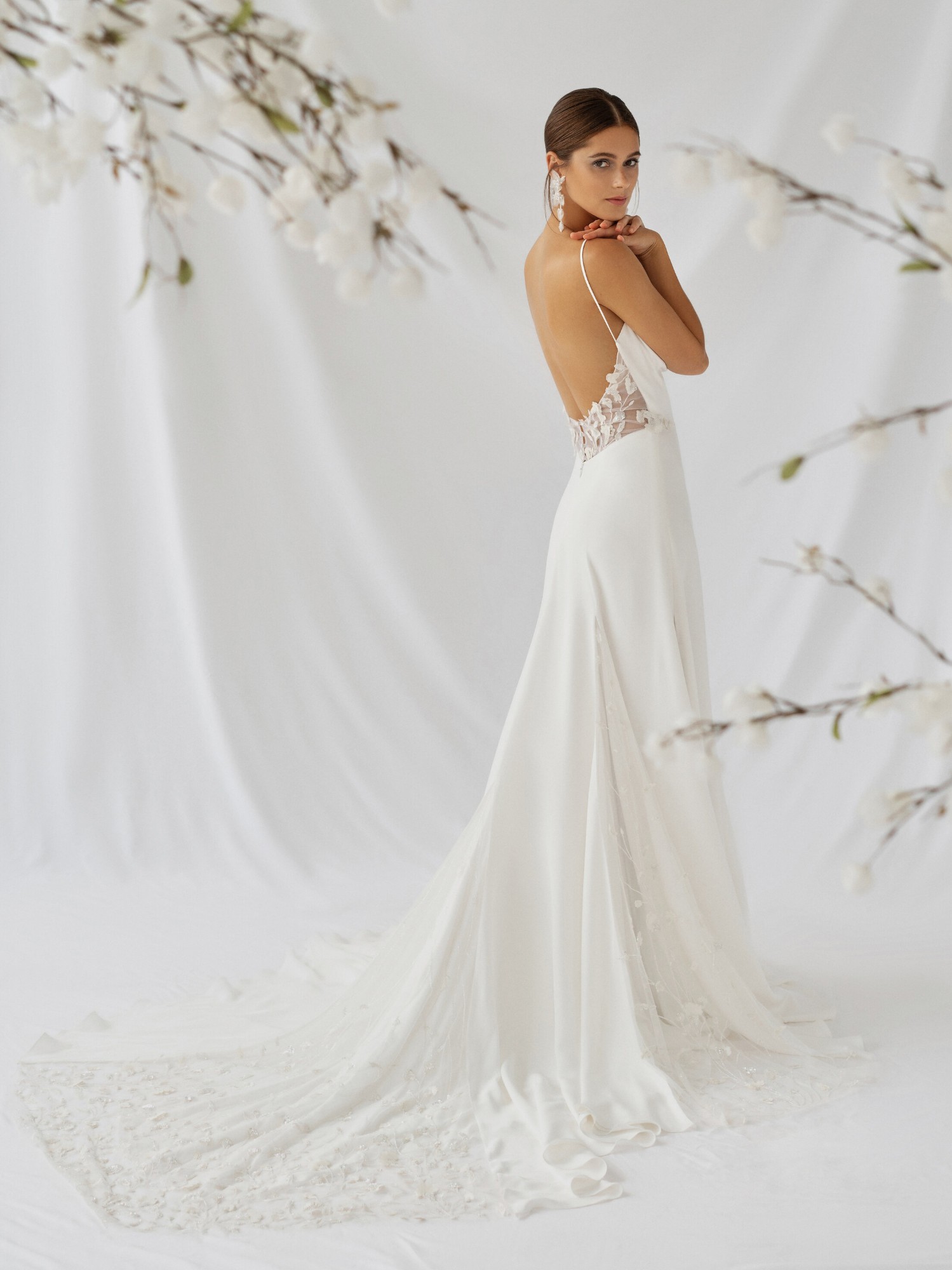 Fiorella Gown Inspirated By Botanica of Alexandra Grecco 2021 Bridal Collection