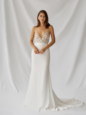 Lilium Gown Inspirated By Botanica of Alexandra Grecco 2021 Bridal Collection