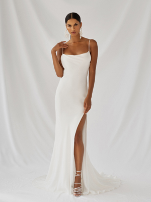 Lotus Gown Inspirated By Botanica of Alexandra Grecco 2021 Bridal Collection