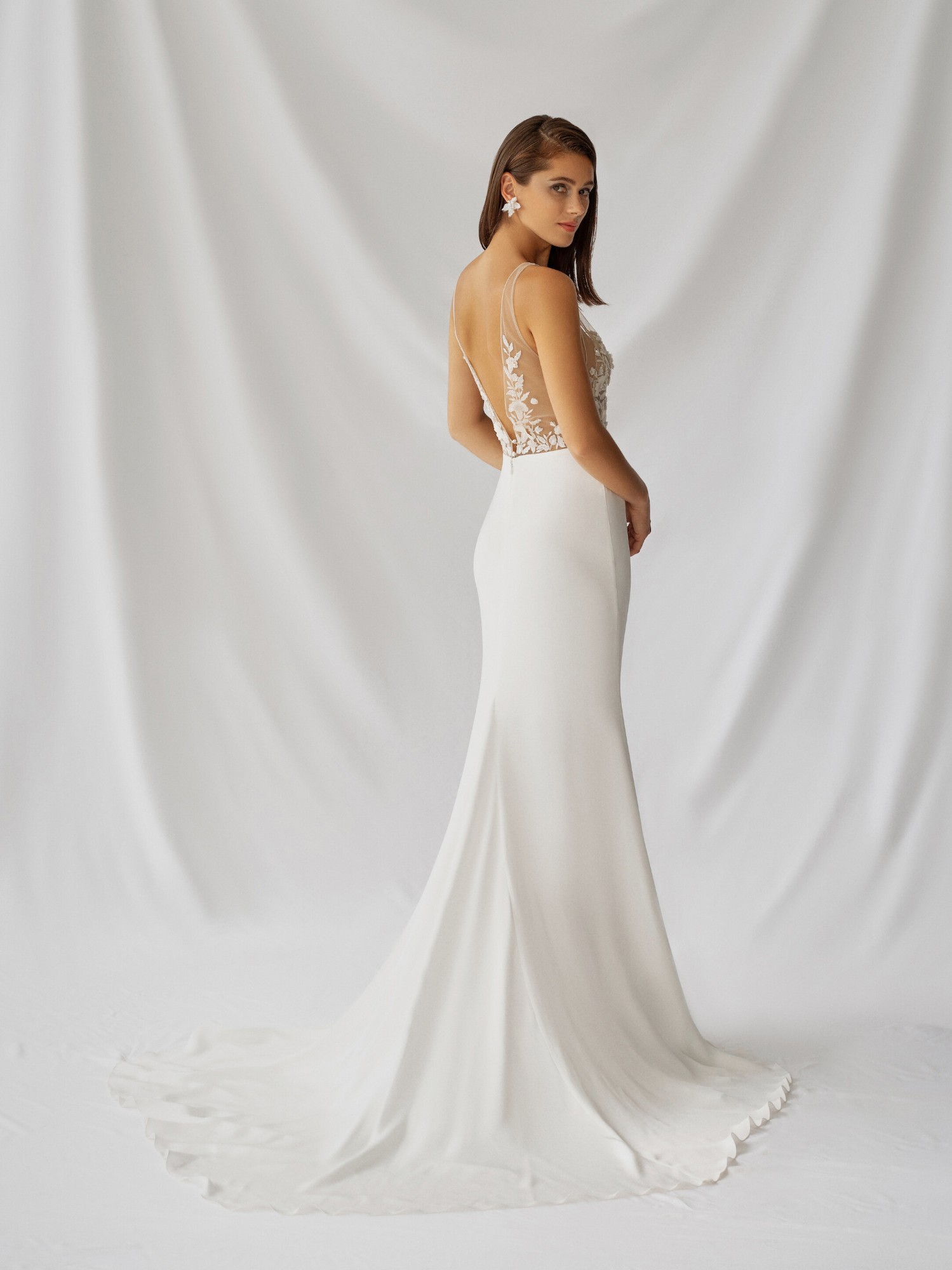 Lilium Gown Inspirated By Botanica of Alexandra Grecco 2021 Bridal Collection