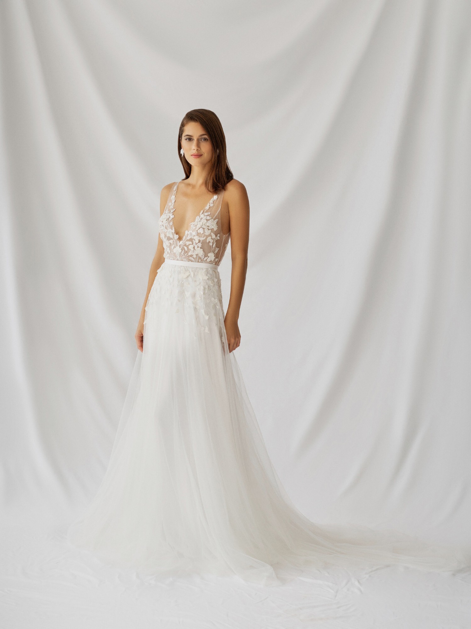 Azalea Gown Inspirated By Botanica of Alexandra Grecco 2021 Bridal Collection