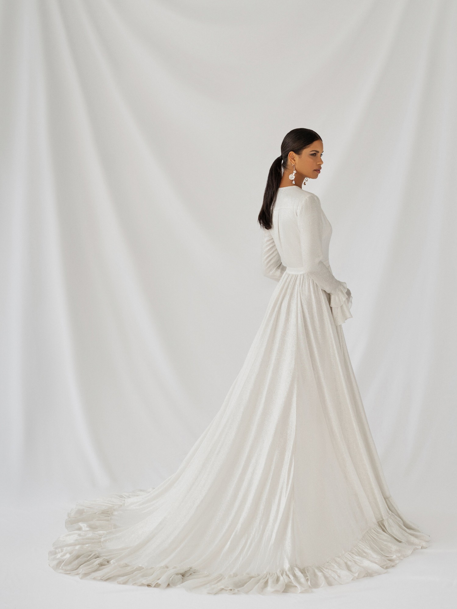 Rowan Gown Inspirated By Botanica of Alexandra Grecco 2021 Bridal Collection