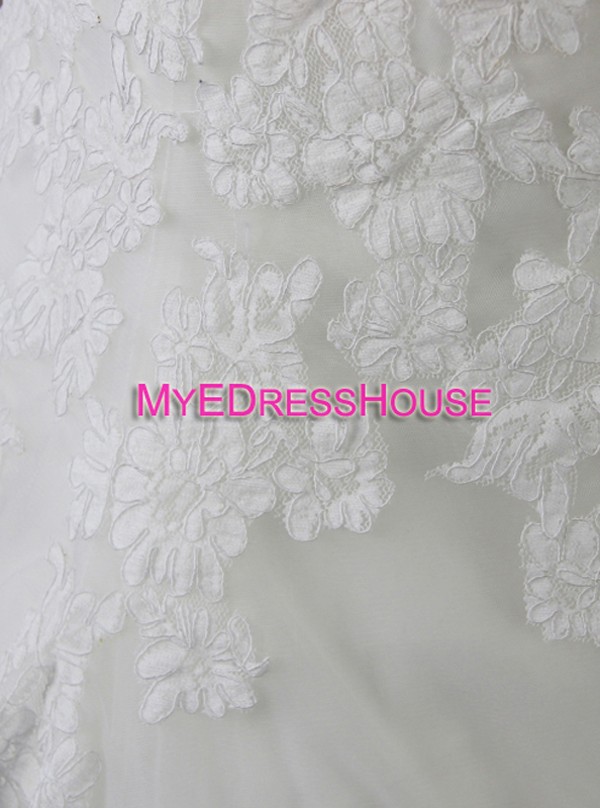 Arb Myedresshouse Haute Couture Sweetheart Neck Lace  Bridal Dress