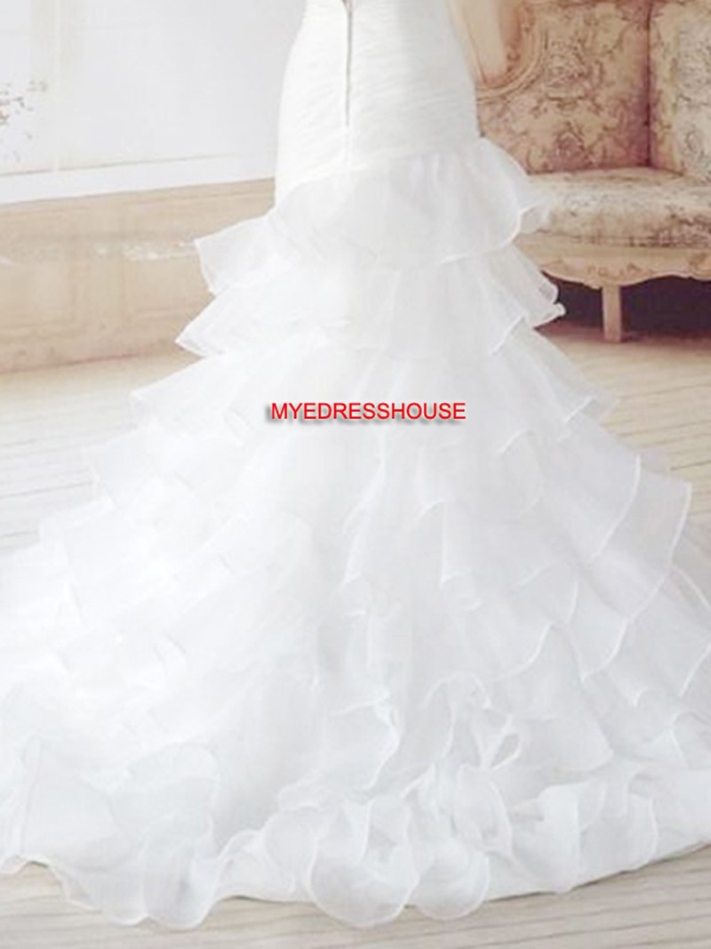 EL1 Myedresshouse Haute Couture Sweetheart Neck Lace  Bridal Dress 
