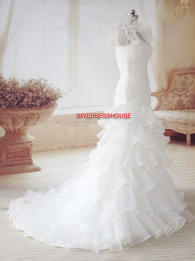EL1 Myedresshouse Haute Couture Sweetheart Neck Lace  Bridal Dress 
