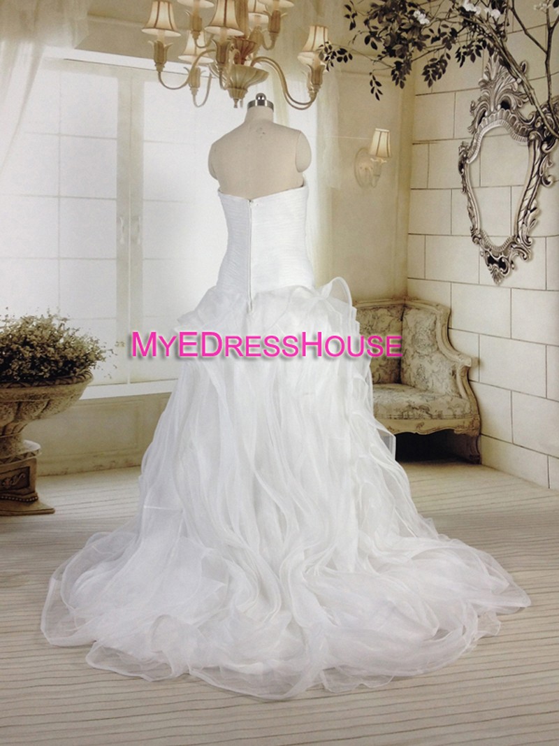 Daz Myedresshouse Haute Couture Sweetheart Neck Lace  Bridal Dress