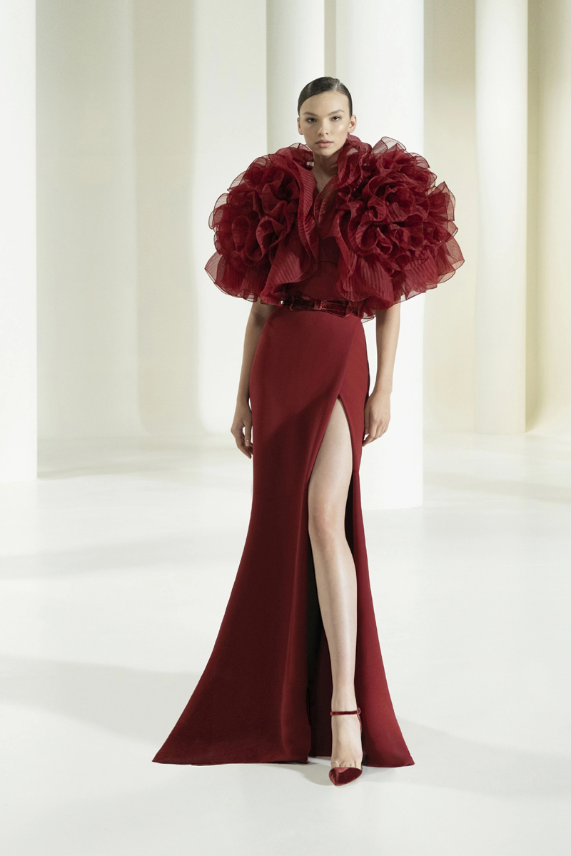 LOOK 25 Inspired By Haute Couture Autumn Winter2021 2022 Collection Elie Saab