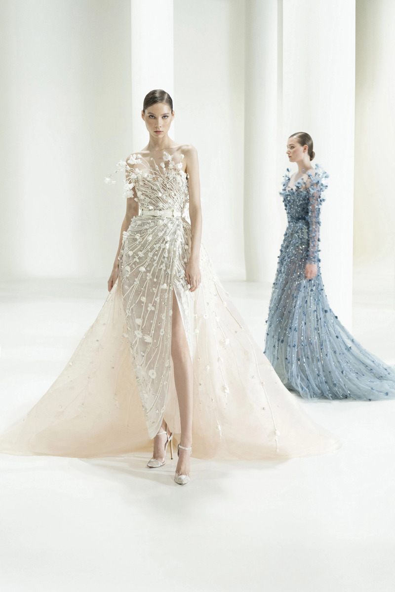 LOOK 18 Inspired By Haute Couture Autumn Winter2021 2022 Collection Elie Saab 