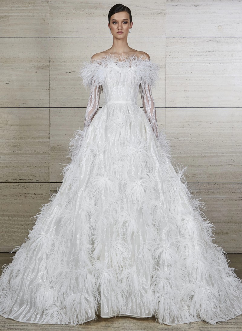 LOOK 1 Inspired By Elie Saab Bridal Collection Spring 2022