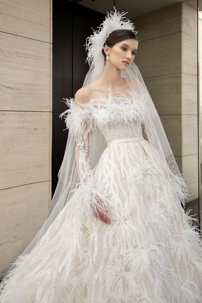 LOOK 1 Inspired By Elie Saab Bridal Collection Spring 2022