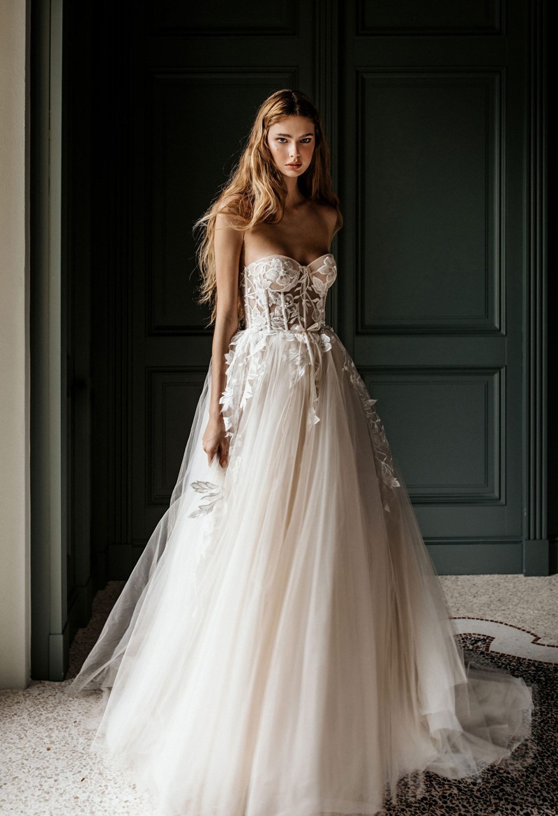 22-40 Bridal Dress Inspired By Berta MUSE 2022 Como Collection