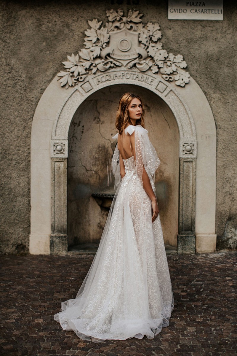 22-42 Bridal Dress Inspired By Berta MUSE 2022 Como Collection