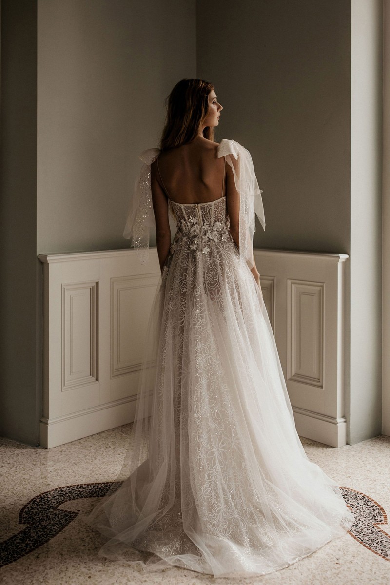 22-42 Bridal Dress Inspired By Berta MUSE 2022 Como Collection