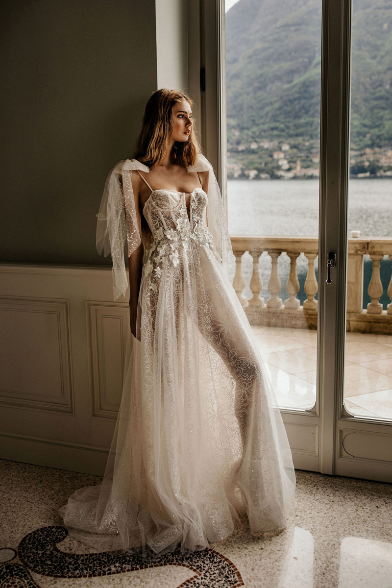 22-42 Bridal Dress Inspired By Berta MUSE 2022 Como Collection