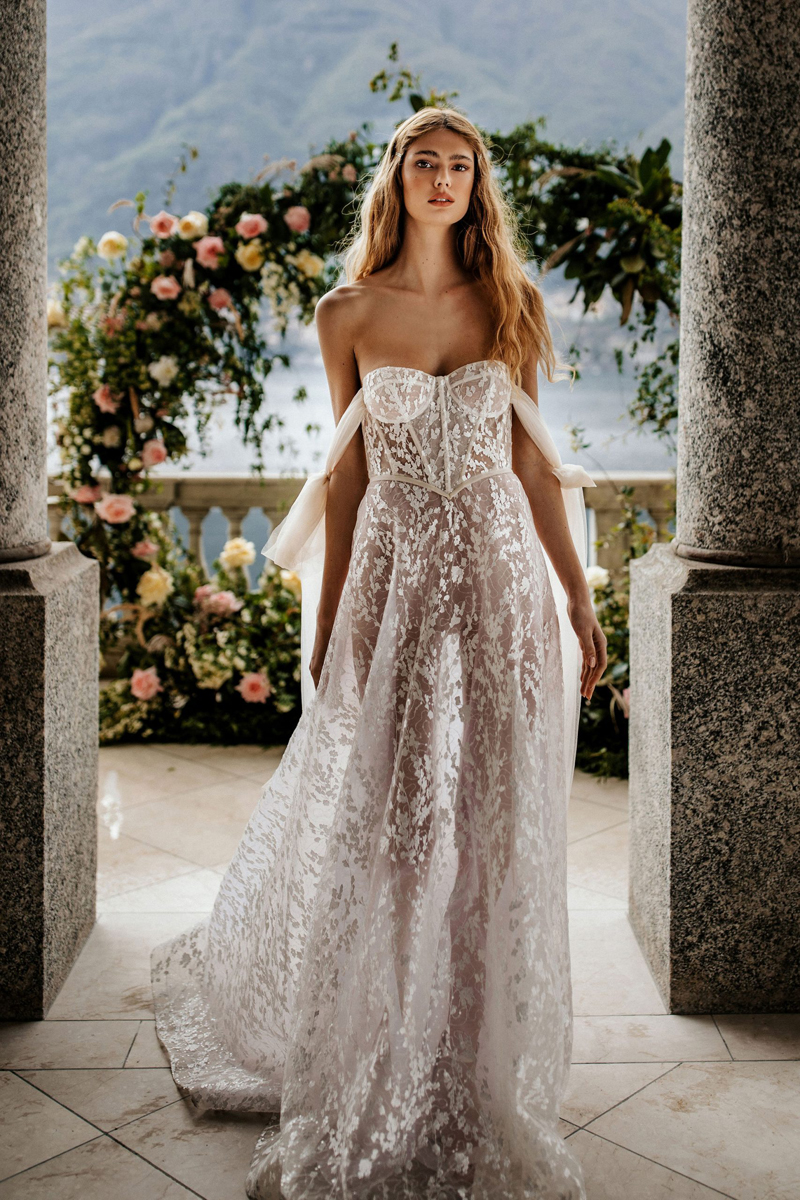 22-44 Bridal Dress Inspired By Berta MUSE 2022 Como Collection