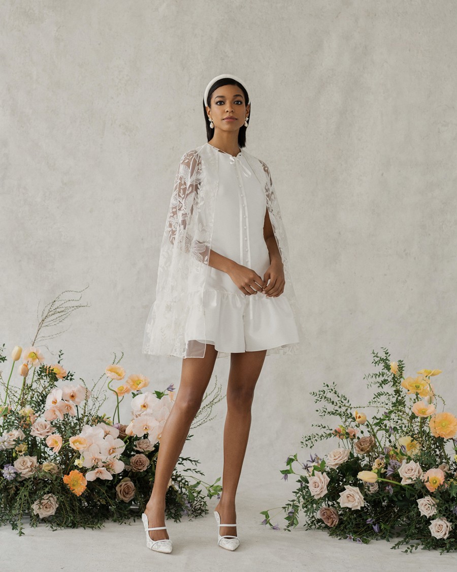 Delfina Cape Inspired By Bridal 2021 Poppy By Alexandra Grecco