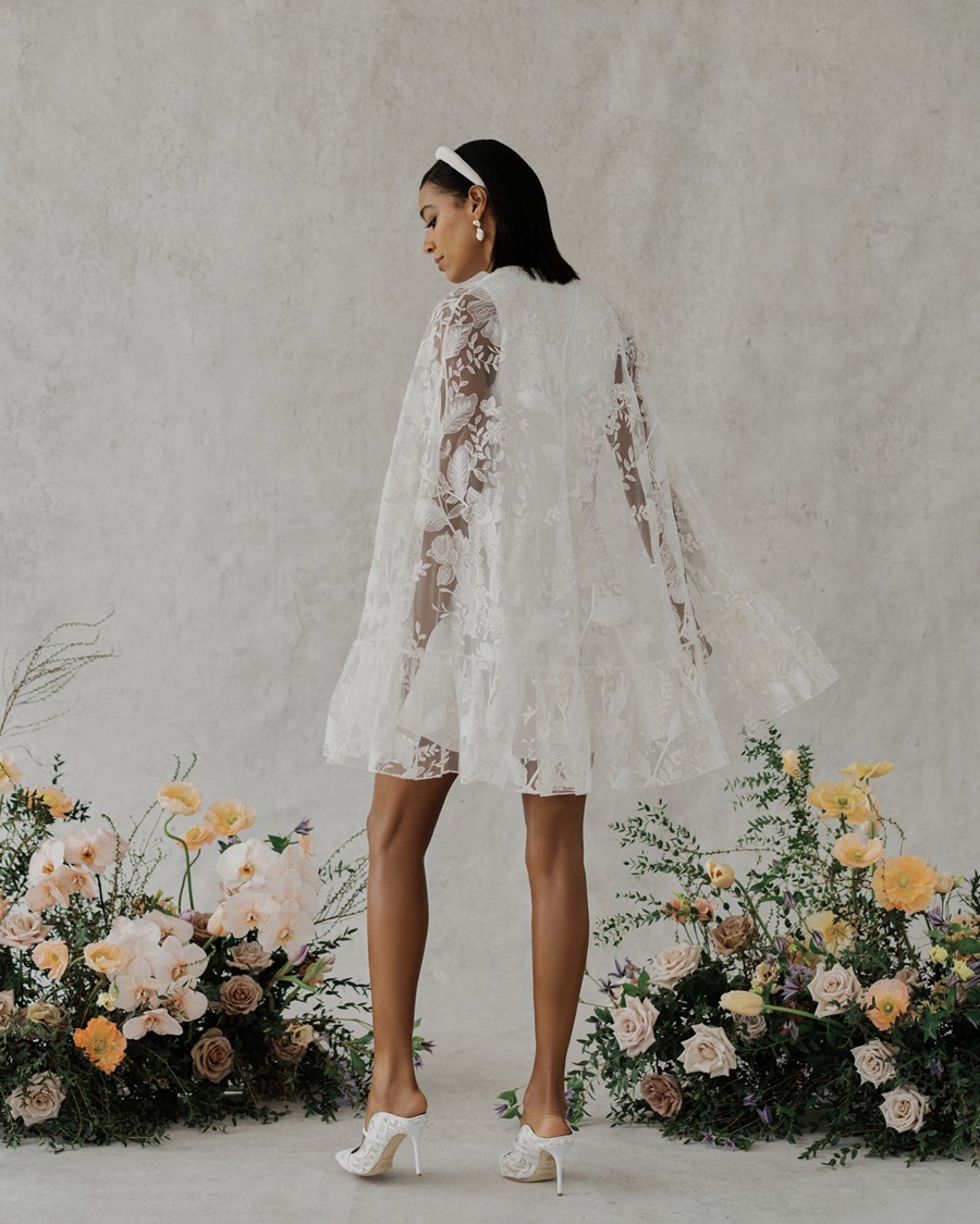 Delfina Cape Inspired By Bridal 2021 Poppy By Alexandra Grecco