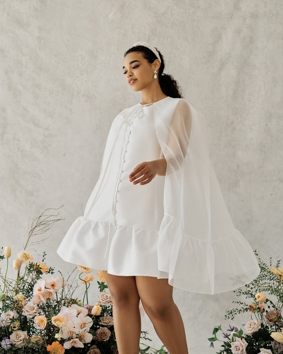 Delfina Cape Inspired By Bridal 2021 Poppy By Alexandra Grecco