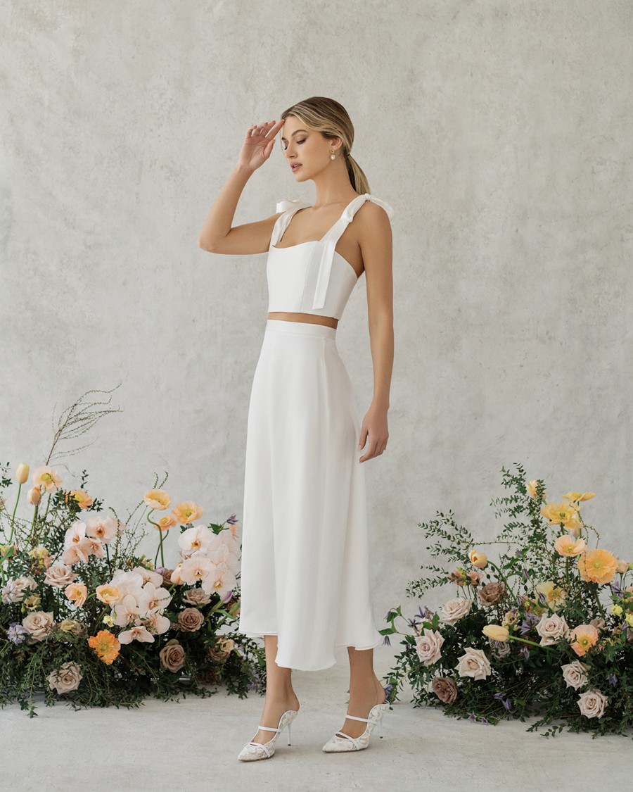 Odette Crop Top & Varlese Skirt Inspired By Bridal 2021 Poppy By Alexandra Grecco