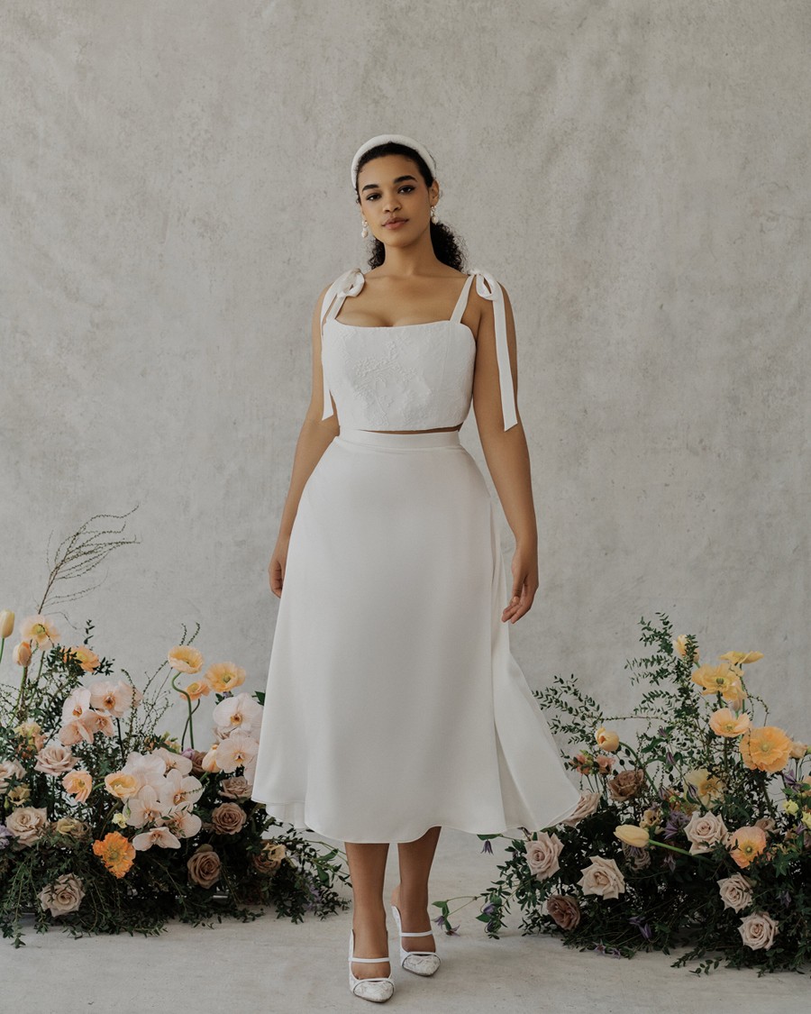 Odette Crop Top & Varlese Skirt Inspired By Bridal 2021 Poppy By Alexandra Grecco