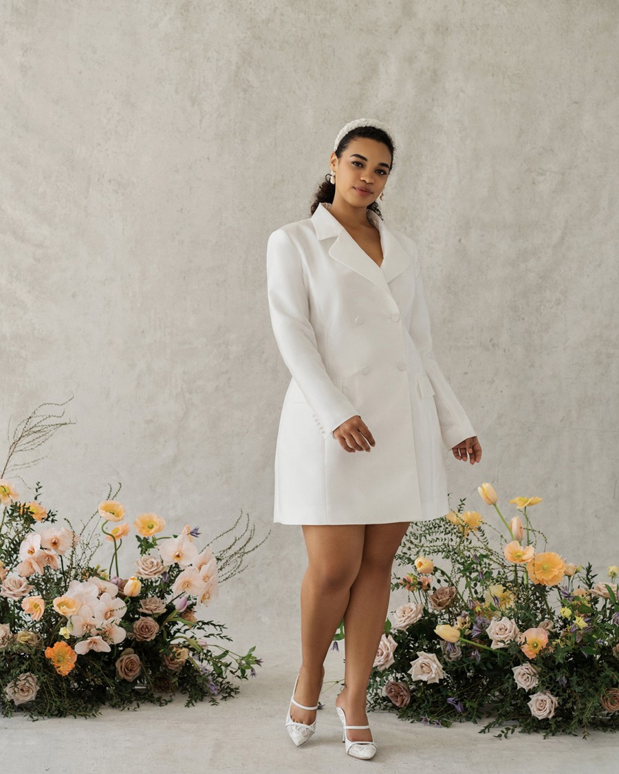 Sona Blazer Dress Inspired By Bridal 2021 Poppy By Alexandra Grecco