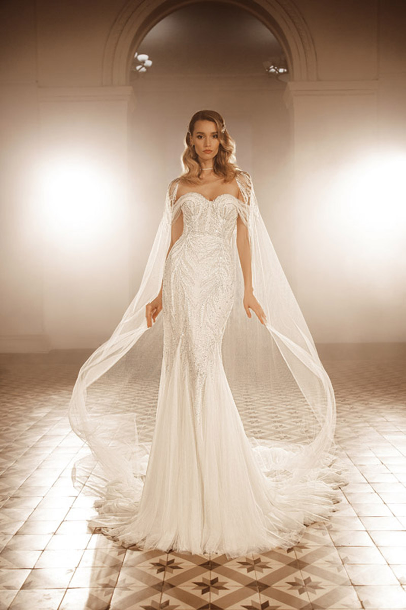 Barbara Torelli Bridal Dress Inspirated By Incanto Collection of Divina By Innocentia