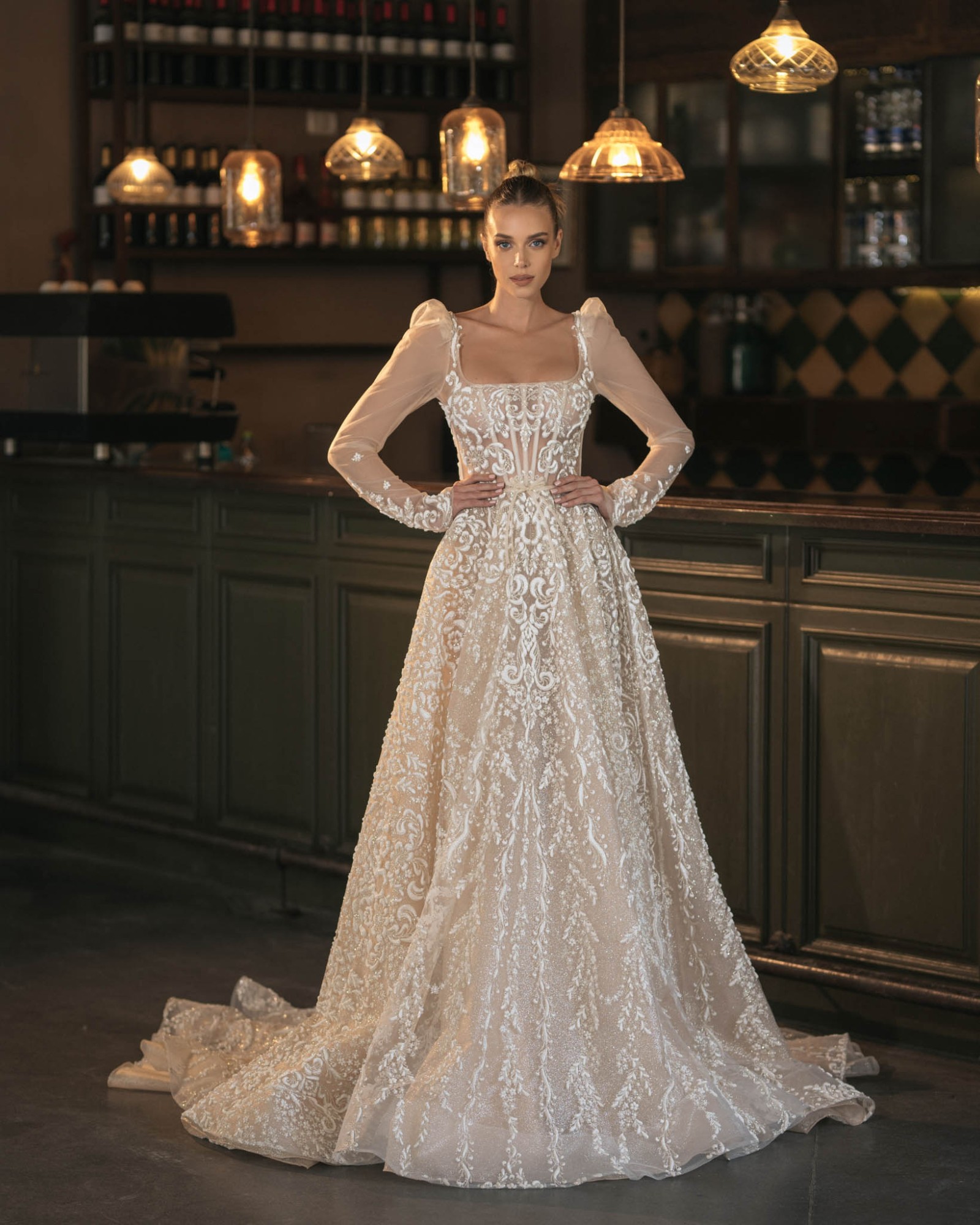 23-05 Bridal Dress Inspired By Berta 2023 Caesares